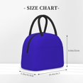 thumbnail image 2 of Disketp Darkblue Bolsa Térmica para Almuerzo, Lonchera con Abertura Amplia y Gran Capacidad, Organizador Reutilizable para Mujeres, Hombres y Adultos, 2 of 6