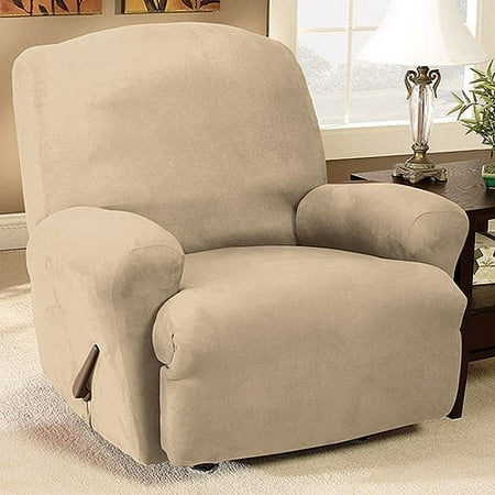 Sure Fit Suede Recliner Stretchable Slip