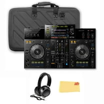 Pioneer XDJ-RR 2-Channel All-in-One DJ System - Black Bundle with Case, Headphones, and Austin Bazaar Polishing Cloth