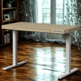 thumbnail image 4 of 48" K305 Electric Height Adjustable Standing Desk, Natural/White, 4 of 8