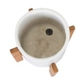 thumbnail image 4 of Rowan Modern Outdoor Planter - 14" White, 4 of 5
