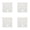 White 52 Pegs, variant on 1 Pc Fuse Beads Boards Pegboards Durable Plastic Bead Boards Square Clear Beads Pegboards Reusable Peg Board Large Plastic Bead Boards for Craft Bead DIY Craft Bead, 5.51"x5.51", White 52 Pegs