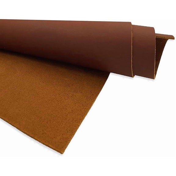 Flawless 12''X24'' 5-6oz Dark Brown Tooling Leather Finished Full Grain Cowhide Leather Import A Grade Leather Hide 1.8-2.1mm Tooling Sewing Hobby Workshop Crafting Leather