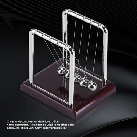 Topincn Steel Balance Swinging Magnetic Ball Cradle Physics