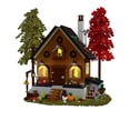 thumbnail image 4 of Chalet Style Forest Cabin 1643 Piece Modular City Building Blocks Toy Bricks Set Model Expert Creator with LED Light Set| General Jim's Toys| Compatible with Lego, Cobi, Wange, Sembo and all major bri, 4 of 8