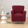 thumbnail image 5 of Stretch Mid Century Modern Armchair Slipcover 1-Piece Jacquard Accent Chair Covers with Arms Soft Waterproof Chair Slipcovers for Living Room Furniture Protector Office Reception Reading, 5 of 7
