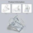 thumbnail image 2 of Emlimny 20 Pcs Building Nail Tips Clip,Reusable Nail Forms Clips Lightweight Durable Finger Clamps Transparent Nail Tips Extension Stickers for Gel & Acrylic Nails DIY Manicure Art Tool Kit, 2 of 7