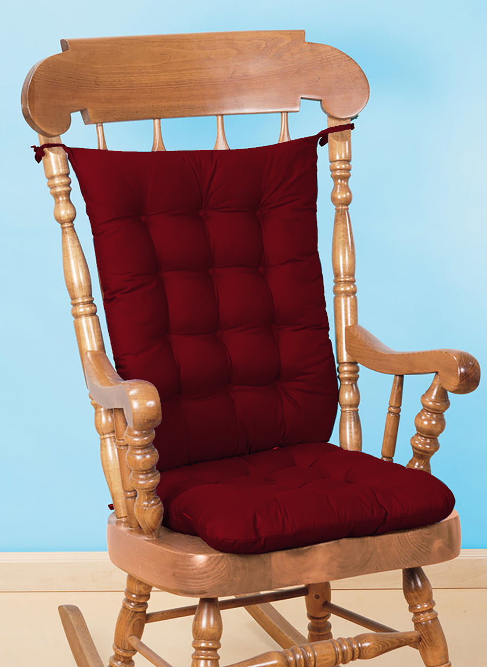 Rocking Chair Cushions burgandy - Walmart.com - Walmart.com