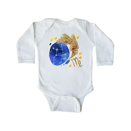 

Inktastic Virgo Constellation Zodiac Sign Illustration Gift Baby Boy or Baby Girl Long Sleeve Bodysuit