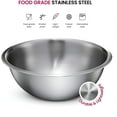 thumbnail image 6 of Yirtree Stainless Steel Mixing Bowls Cake Salad Food Heat Insulation Holder Kitchen Tool - Easy To Clean, Nesting Bowls for Space Saving Storage, Great for Cooking, Baking, Prepping, 6 of 8