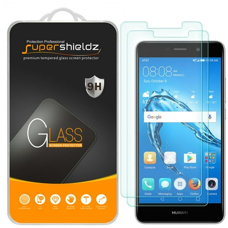 [2-Pack] Supershieldz for Huawei Ascend XT2 Tempered Glass Screen Protector, Anti-Scratch, Anti-Fingerprint, Bubble Free
