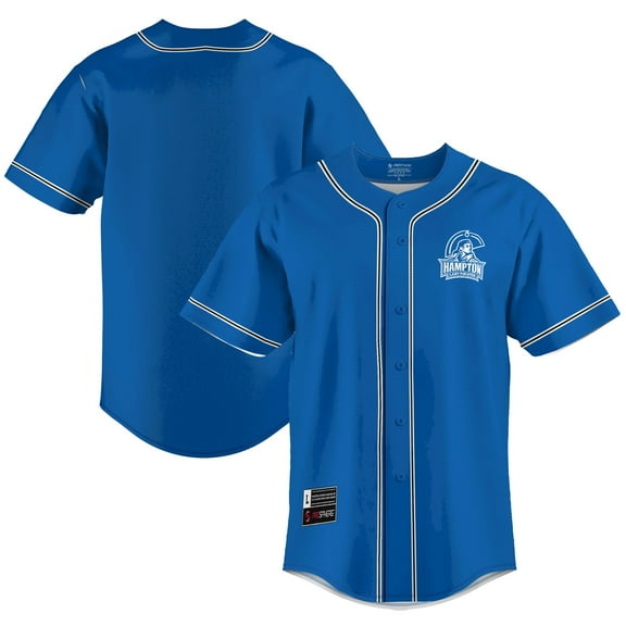 Men's GameDay Greats  Blue Hampton Pirates  Lightweight Baseball Jersey