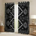 thumbnail image 2 of Homewish Bohemian Aztec Curtains Pack of 2 (42x84 Each) for Female Men Adults,Abstract Geometric Curtains Blackout,Boho Hippie Bedroom Curtains,Microfiber Bedroom Decor, 2 of 6
