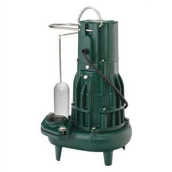 Zoeller 1/2 HP,Sewage Ejector Pump,115VAC 382-0001