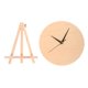 thumbnail image 2 of ColoMX Esfera de reloj redonda de madera para armar: Esfera de reloj en blanco de 25 cm con puntero y base - Placa de esfera sin terminar para manualidades y pintura., 2 of 7