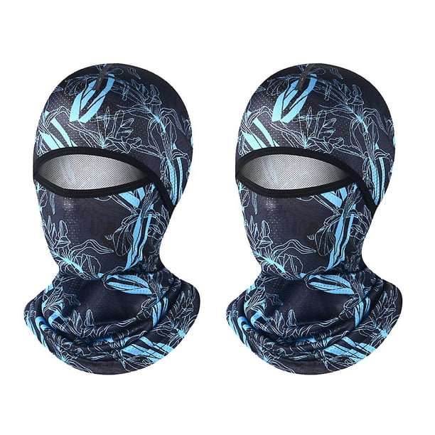 2 piezas de protector solar de seda helada para la cabeza, cubierta para la cabeza para exteriores para hombre, cubierta para la cara y el cuello para montar en motocicleta