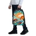 thumbnail image 7 of DouZhe Lightweight Backpack, Ocean Sea Waves Prints Travel Outdoor Hiking Bag School Bookbag Casual Daypack Backpacks for Women Men, 7 of 7