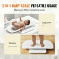thumbnail image 4 of KFFKFF Child Scale, Convertible 2-in-1 Design for Infants, Digital Weighing Scale with Removable Tray, Features Hold & Tare, Multiple Units, for Newborns, Toddlers, Pets, Max 66LBS, 4 of 9