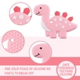 thumbnail image 2 of HAOAN Baby Teething Toys, Silicone Baby Teether Pacifier Clip for 0-6 6-12 Months (Pink), 2 of 7