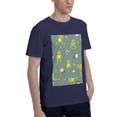 thumbnail image 2 of Bingfone Cute Yoga Frogs Men'S Loose Fit Short-Sleeve Pocket T-Shirt, 2 of 7