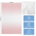 thumbnail image 5 of Moroccan Pink Kitchen Towels Set of 3, Water Absorbent Dish Towel, Abstract Geometric Gradient Modern Decorative Hand Towels - Quick Drying Cloth for Cooking Baking, 18x28 Inch, 5 of 8