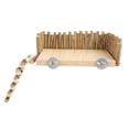 thumbnail image 4 of Plataforma De Escalada Para Hámster, Juguete De Madera Para Masticar, Parque Infantil De Actividades Para Mascotas Pequeñas Con Valla Para Planeador Del Azúcar, Oso Dorado, 4 of 7