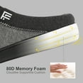 thumbnail image 4 of FamilyFairy Men's Memory Foam House Slippers Warm Slip-On Bedroom Shoes, 4 of 6