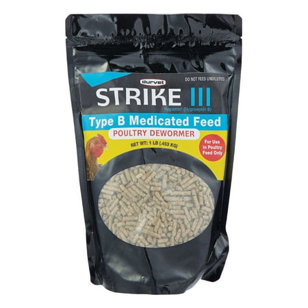 Strike Iii Type B Medicated Feed Poultry Dewormer