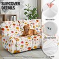 thumbnail image 6 of ZIATUBLES 8 PCS Recliner Sofa Covers for 3 Seater Counch, Soft Stretch Recliner Chair Covers with Storage Pockets Furniture Decor Slipcovers for Living Room, Floral White, 6 of 9