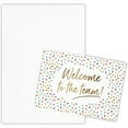 thumbnail image 5 of Pipilo Press 36 Pack Welcome to the Team Cards Bulk, New Hire Welcome Gift for Employees (Gold Foil and Confetti Design, Green Envelopes, 5x7 in), 5 of 8