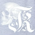thumbnail image 2 of CafePress - Gothic Skull Initial K - Cute Infant Baby Football Bodysuit, 2 of 3