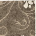 thumbnail image 4 of Safavieh Florida Shag Collection SG464-7913 Smoke and Beige Area Rug (6' x 9'), 4 of 4