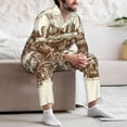 thumbnail image 7 of Hirioo Train for Men's Pajama Sets 2 Piece Pjs Men's Long-Sleeved Pajama Set Button Down Sleepwear,S-XXL-X-Large, 7 of 7