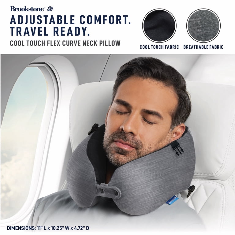 Brookstone Cool Touch Flex Curve Neck Pillow photo 3