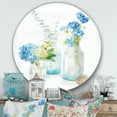 thumbnail image 2 of Designart 'Cottage Florals III' Art Mural en Métal de Ferme - Disque de 36, 2 of 5