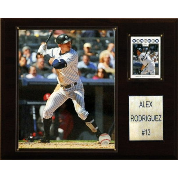 MLB Alex Rodriguez New York Yankees Joueur Plaque