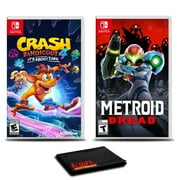 Crash Bandicoot 4: It's About Time and Metroid Dread - Two Game Bundle For Nintendo Switch