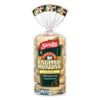 Sara Lee Toaster English Muffins Whole Grain Plain 6 Ct 14oz