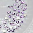 thumbnail image 5 of Milue 100Pcs Flatback Nail Rhinestones Mini Diamond Nail Charms 3D Crystal Gems, 5 of 21
