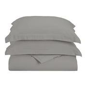 Impressions Westfall Solid Microfiber Duvet Cover Set