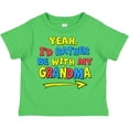 thumbnail image 3 of Inktastic Yeah I'd Rather Be with My Grandma in Red Yellow and Blue Boys or Girls Toddler T-Shirt, 3 of 5