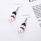 thumbnail image 3 of Pendientes con adornos navideños para mujer, pendientes de muñeco de nieve navideño, calcetines de ganchillo para niñas adolescentes, joyas hipoalergénicas para fiestas, regalos para hijas, 3 of 5