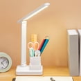 thumbnail image 1 of Yialzm Lampe de Bureau LED avec Design Pliable Rechargeable pour Protection des Yeux Gradation Continue Batterie 3600mAh Température de Couleur Réglable Inclut Porte-Stylo pour Téléphone, 1 of 8