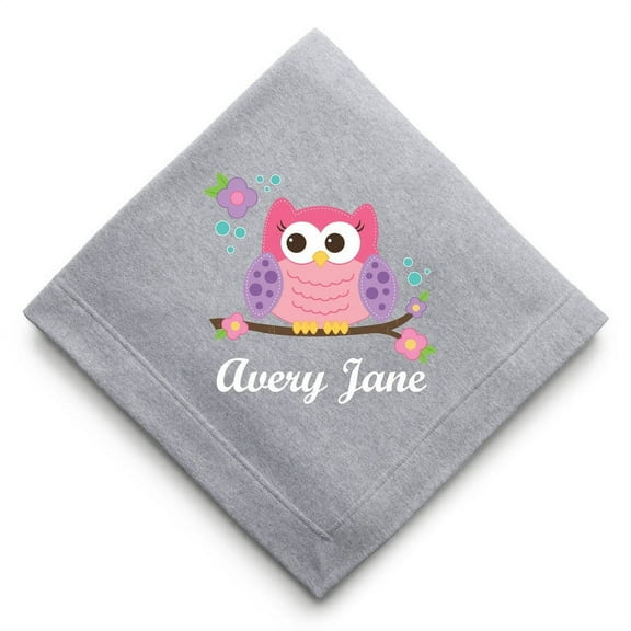 Personalized Cozy Sweatshirt Blanket, Sweet Owl, Unicorn or Pirate