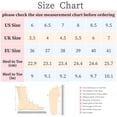 thumbnail image 7 of BLISSFUL STEP Women's Shoes Platform Round Toe Cross Strap Buckle Closure Stiletto Heel  Mary Jane Pumps Black 6, 7 of 7