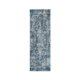 thumbnail image 6 of Wonnitar 2'x6' Vintage Hallway Runner Rug,Washable Non Slip Kitchen Rugs, Medallion Accent Runner for ‎‎Bathroom Bedroom Laundry Room Room Soft Low Pile Stain Resistant, Blue, 6 of 6