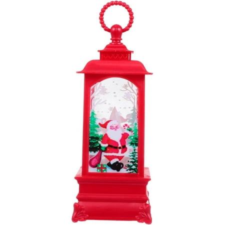 

1pc Christmas Lights Xmas Hanging Lantern Ornament Christmas Decorative Lamp Christmas Led Lantern Dining Room Table Decor Led Tealight Candles Red Plastic Outdoor Elder Chandelier