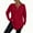 Womens Tops Red, variant on ylioge XL-5X Plus Size Sweatshirts for Women with Zipper V Neck Long Sleeve Tops Womens Casual Solid Color Pullover Going-Out Work Tunic Top