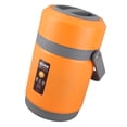 thumbnail image 4 of BOKYAN 2L Portable Thermal Cooker Pot Stainless Steel Mini Constant Temperature Food Warmer Lifting Pot for Office Travel Orange (10.2 in / 26 cm), 4 of 9