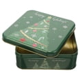 thumbnail image 1 of Lata de galletas navideñas, caja decorativa para galletas, lata pequeña de regalo con temática navideña., 1 of 8